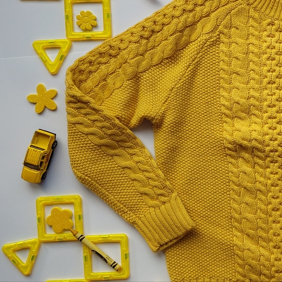 Nwt Mini Boden yellow sweater - Picture 14 of 16